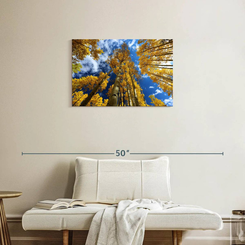 Harnek Gold Leafed Aspens, 20" H x 30" W