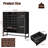 Buffet Cabinet With Storage: 44.49"Black Woven Door Accent Cabinets,With Arched Doors,With Multi Layer Adjustable,With Metal Leg,Woven Door And Drawer - For Kitchen Living Dining Room Entryway-253116288