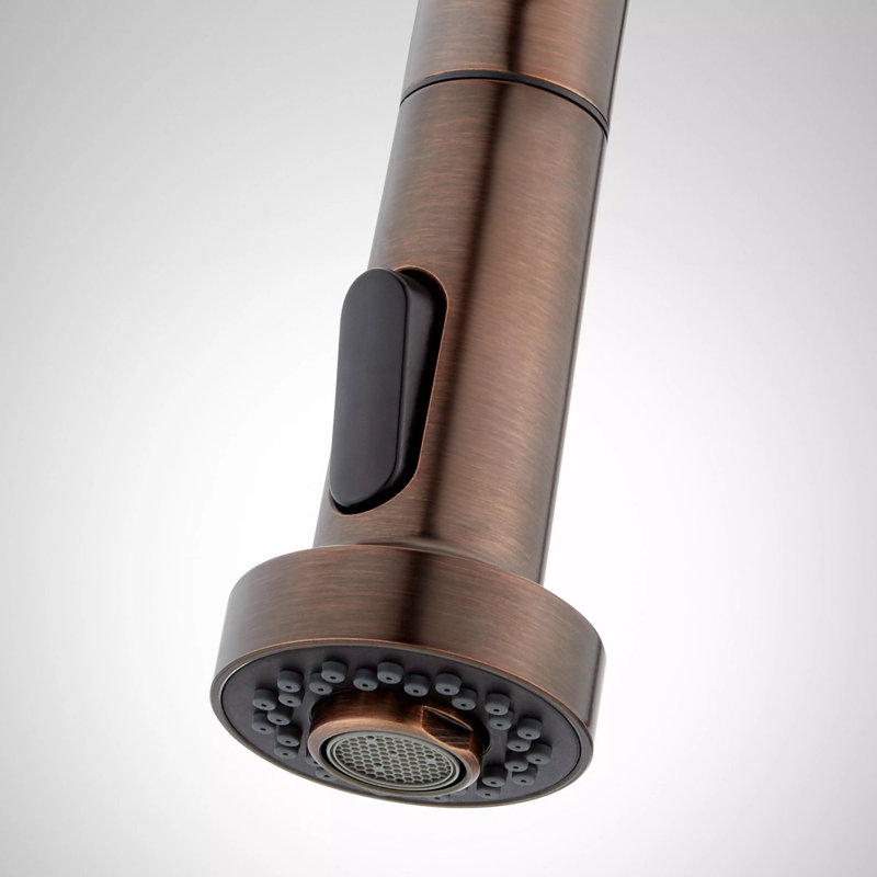 Signature Hardware Ridgeway Pull-Down Kitchen Faucet - Oil Rubbed Bronze, Oil Rubbed Bronze