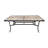 Hockinson Rectangular Steel Outdoor Dining Table