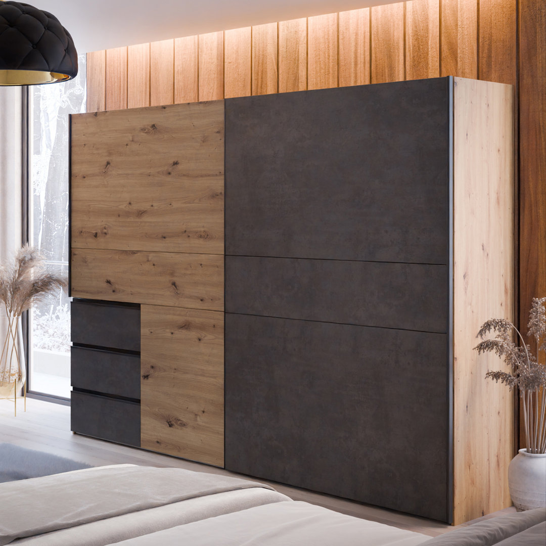 2 Door Manufactured Wood Wardrobe