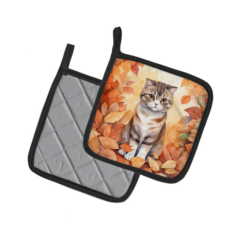 Paire de porte-pots Scottish Fold