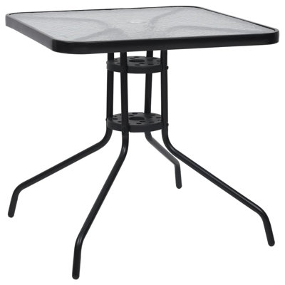Table bistro en acier