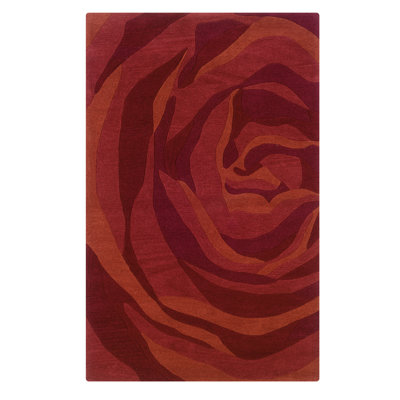 Equelle Handmade Rug Brick And Rust