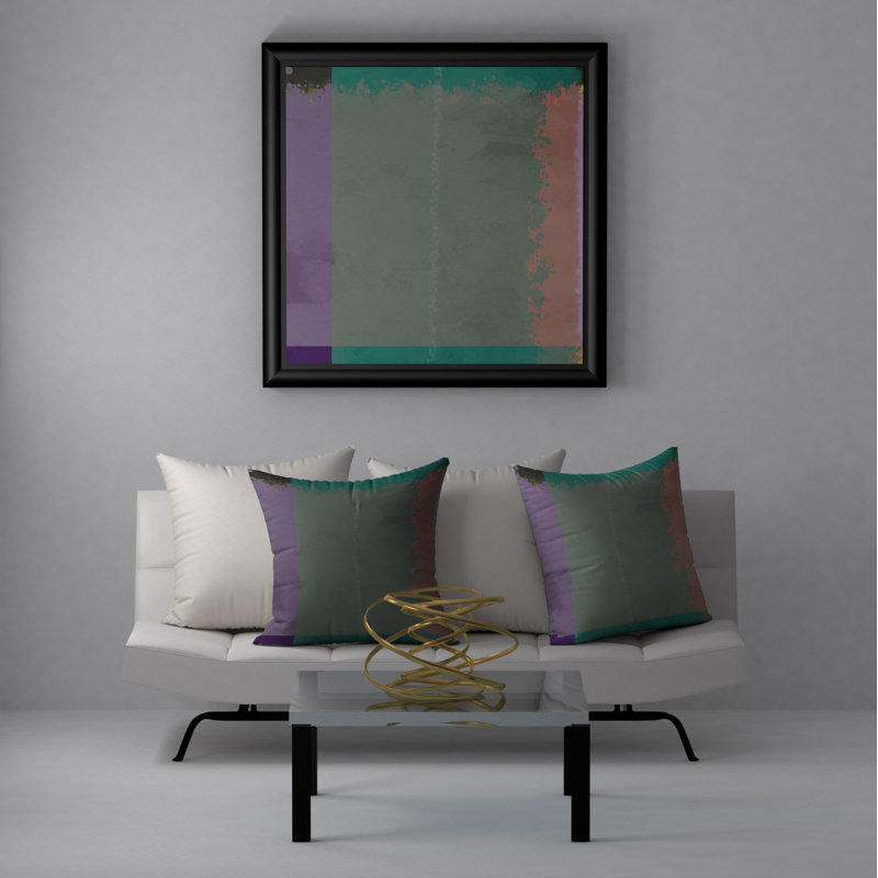 Star Abstract Reversible Throw Pillow, 24" H x 24" W