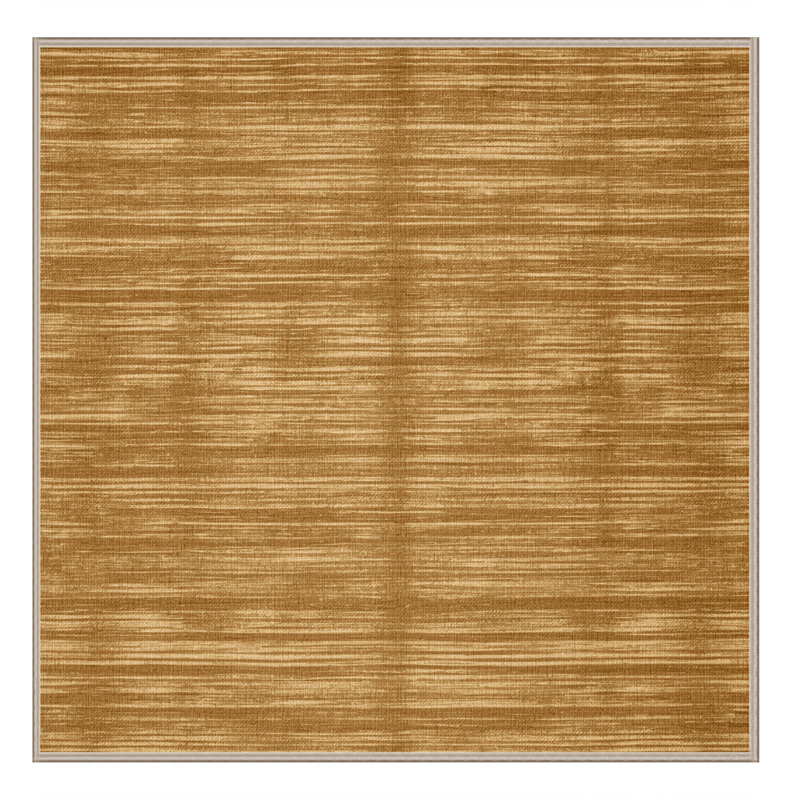 Tapis brun uni lavable à la machine, Carré 4 pi
