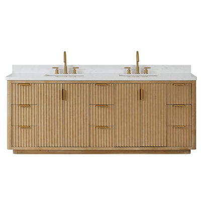 Ensemble de meuble-lavabo double 84 po Adela