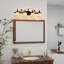 Haase 4-Light Dimmable Bronze Vanity Light