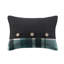Édredon en microfibre 9 pièces pour grand lit et drap en tissu écossais noir sarcelle - preuve, housse lavable à la machine-121170610