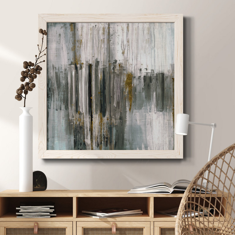 " La Vie ", 31.5" H x 31.5" W x 1" D, White