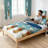 Queen Size 9-Piece Teal & Gold Floral Vase Bedding & Curtain Set (Queen) - Quilted Microfiber Bedspread + Sheer Drapes-117124967