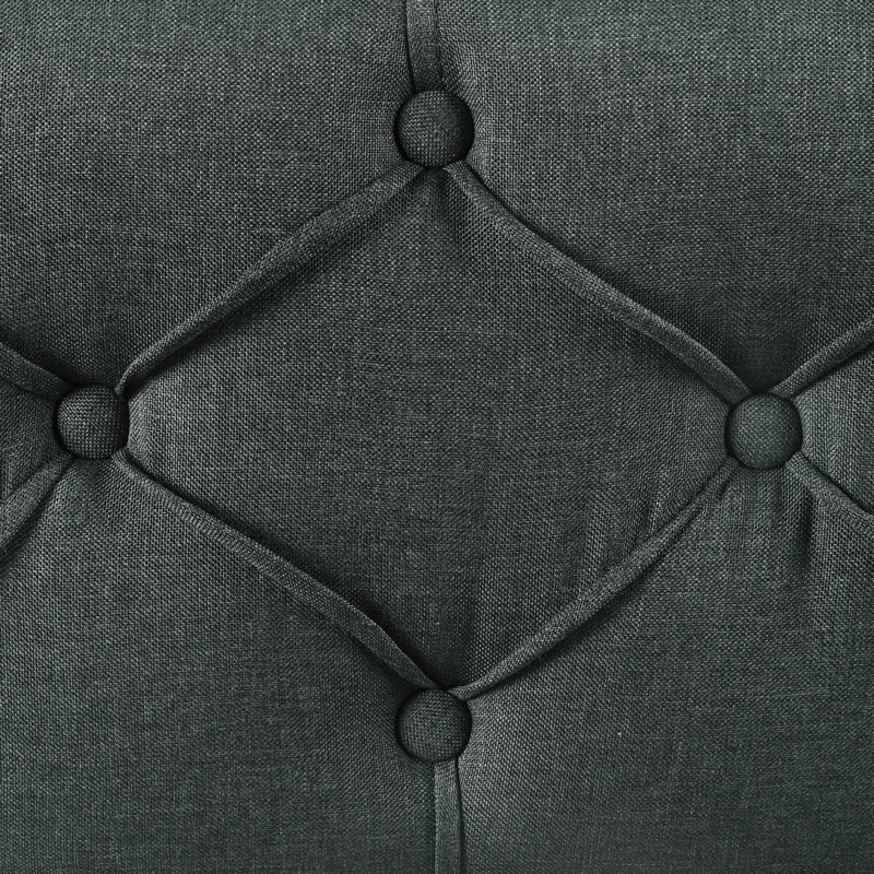 Lit de jour Charlayne Cape, Dark Gray