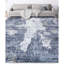 Abstract Area Rug in Blue-92687242
