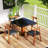 33.5"X 33.5" Square Pedestal Dining Table-622222391