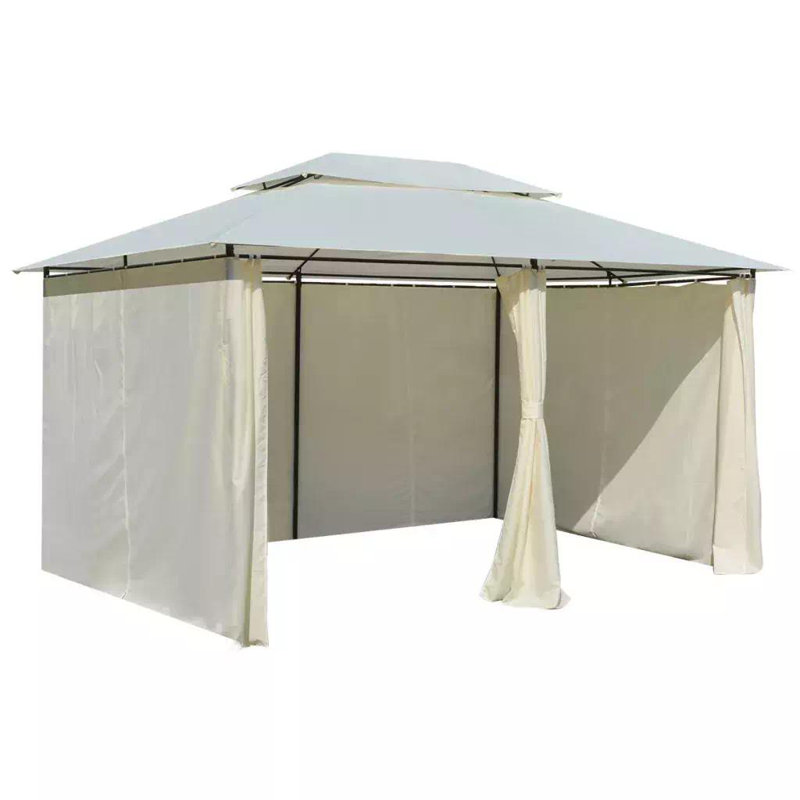 Garden 4 x 3m Metal Patio Gazebo