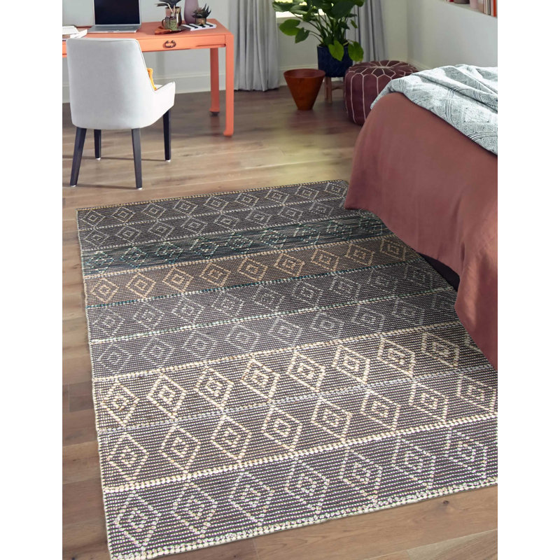 Tapis unique en laine Dejaun 5 pi 2 po x 8 pi 2 po Dejaun