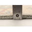 Tapis de couloir en laine noué à la main de conception unique noué à la main New Age de 2 pi 7 po x 10 pi 2 po Tapis décoratif gris/Ivoire
