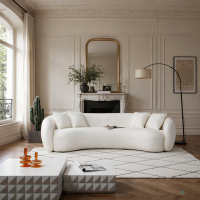 Canapé modulaire 102 pouces 5 places Boucle
