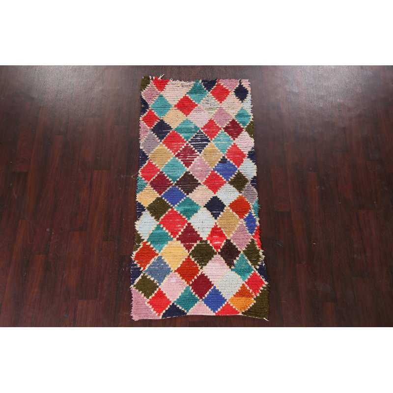 One-of-a-Kind 3'0" X 6'5" Wool Area Rug in Multicolor