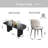 Pearlena 62.99" Modern Rectangle Black Dining Table Set with 4 Chairs for Kitchen, Bar, Living Room-1090927100-1090927092