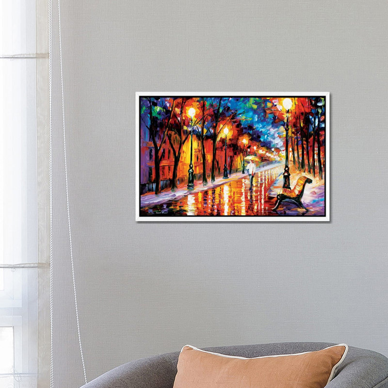 Contemplation by Leonid Afremov - Painting on Canvas, 66.04 cm H x 45.72 cm W, White Framed Canvas