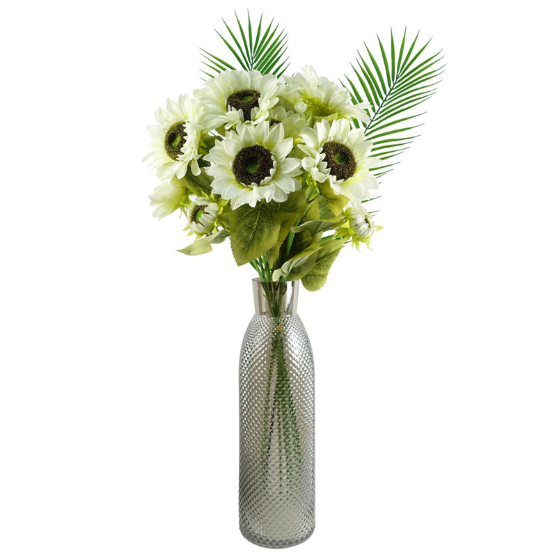 Plastic, Silk Eucalyptus Arrangement