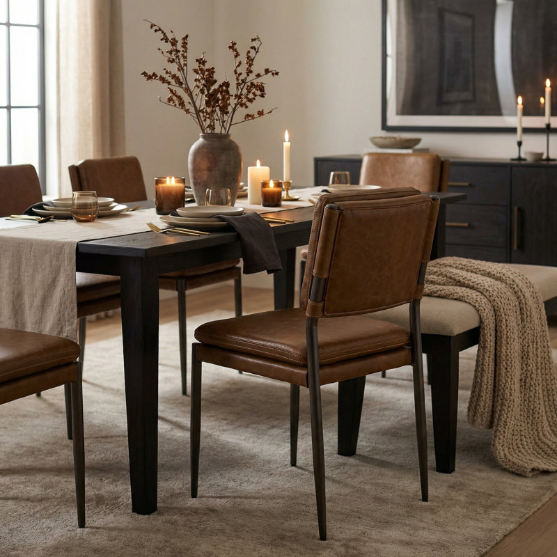 Wooster Leather Dining Chair
