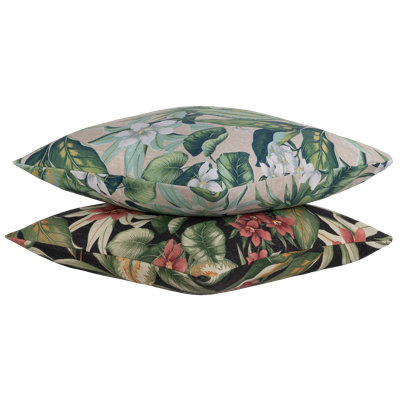 Solarium Floral Outdoor Throw Pillow