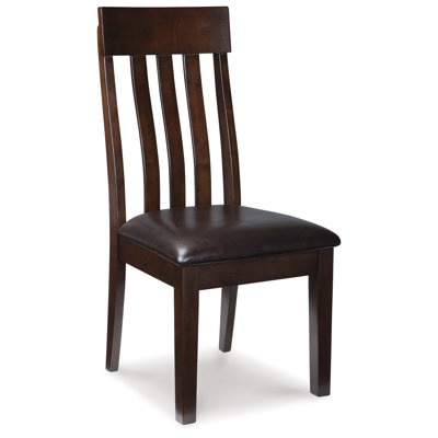 Chaise de salle à manger à dossier à lattes Teivi