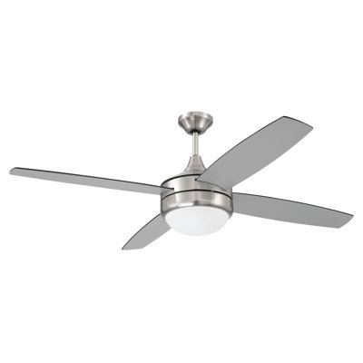 Craftmade Phaze II 52" Ceiling Fan with LED Lights & Wall Control