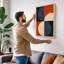Chromatic Balance Geometric - Wrapped Canvas-131763298-131763301