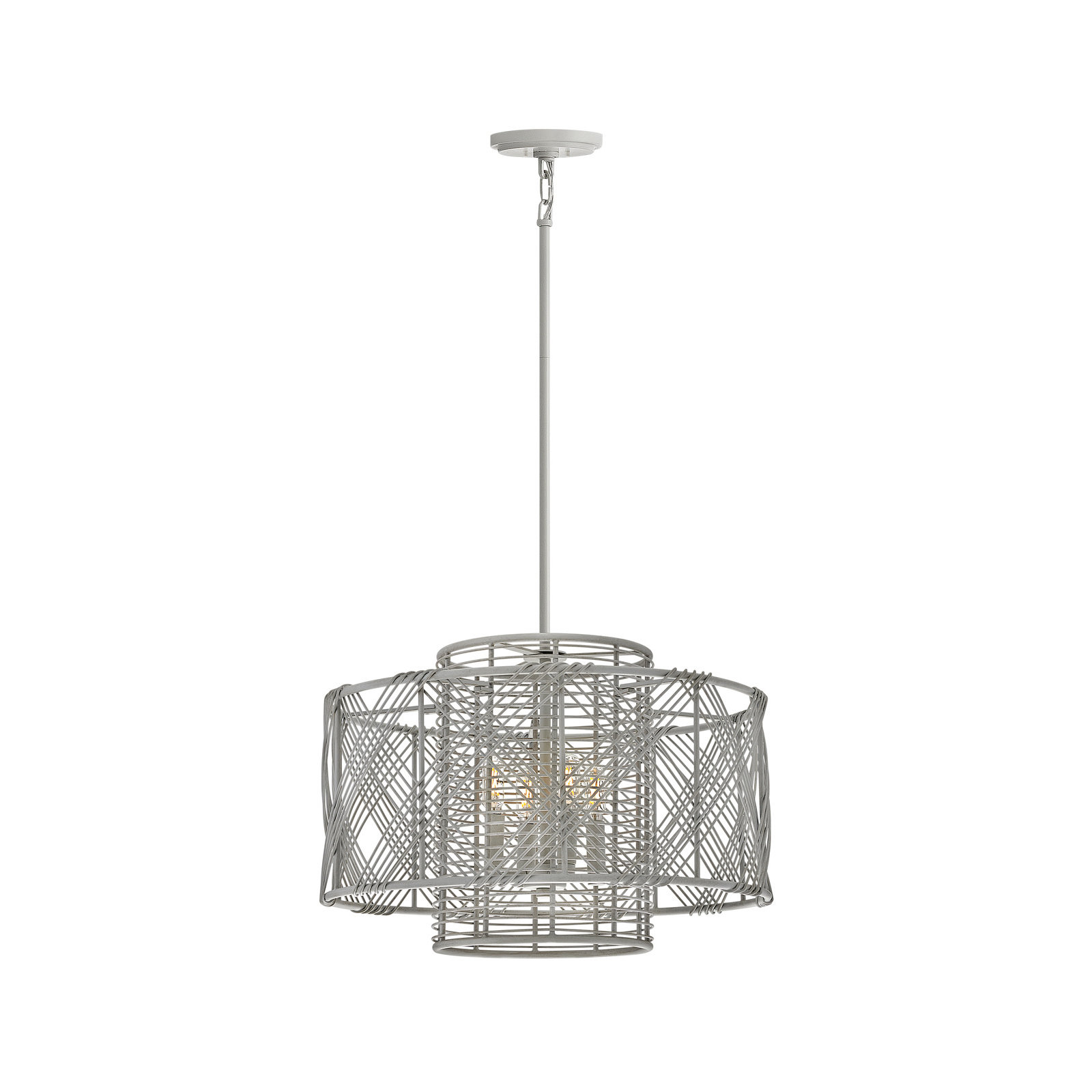 Brooke 4 - Light Dimmable Chandelier, Light Ashwood
