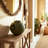 Pottery And Ecomix Vase With Handles Boho Style Decorative Modern Accent Vessel For Versatile Display-1353559569