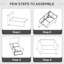 130cm Wide Rectangle Wicker Loveseat with Cushions-627510664