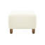 Repose-pieds confortable, blanc