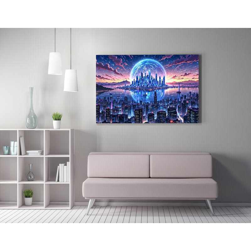 Stylish Decorative Canvas Painting, 19.7 x 27.6 Inches | High-Quality 50% Cotton / 50% Polyester with Digital Printing | Sturdy Wooden Frame (0.8 x 0.8 Inches) | Perfect for Living Room, Bedroom, or Office Decor