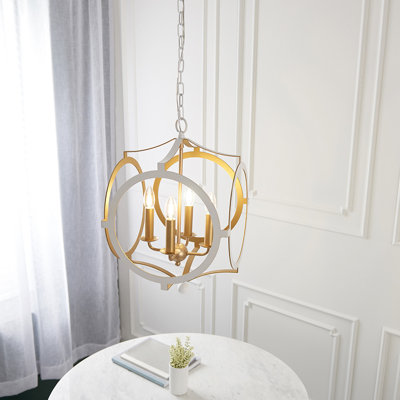 Natascha 4 - Light Geometric Chandelier