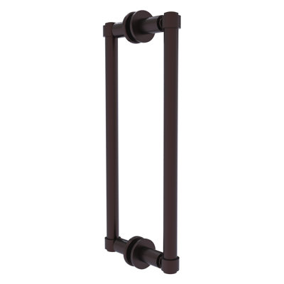 Contemporary 12" Back to Back Shower Door Pull