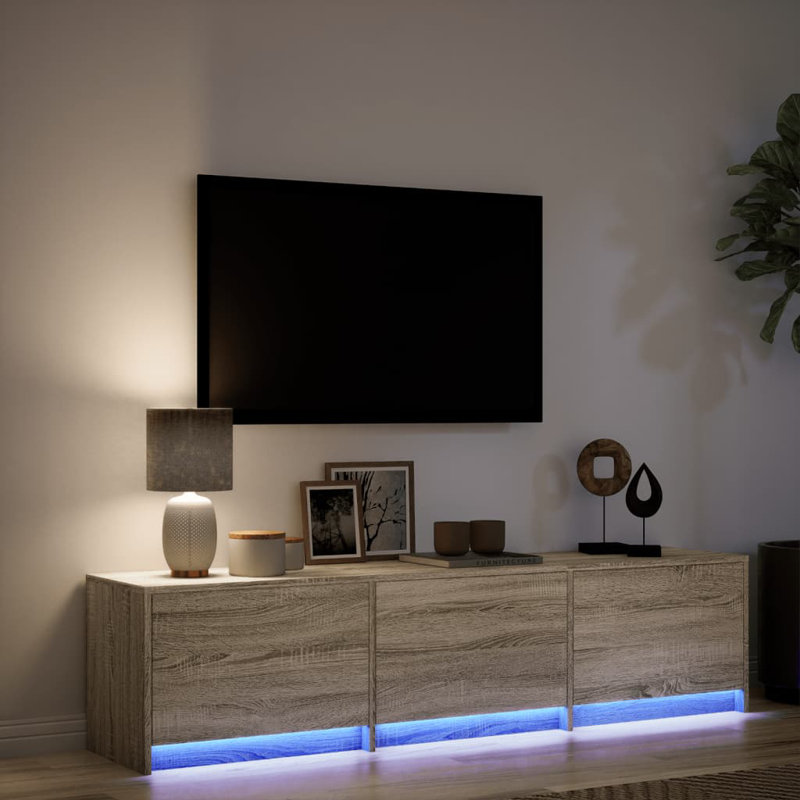 Cristien Unfinished TV Stand, Sonoma Oak, 97cm