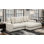 Canapé modulaire en velours côtelé 108 po Luxe