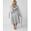 Ribbed Hooded Robe-1052601374-1052601361