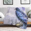Jeté en flanelle de luxe Blue Wisteria-134404993