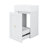20-Inch Bathroom Vanity With Ceramic Sink, Drawer, Side Shelf