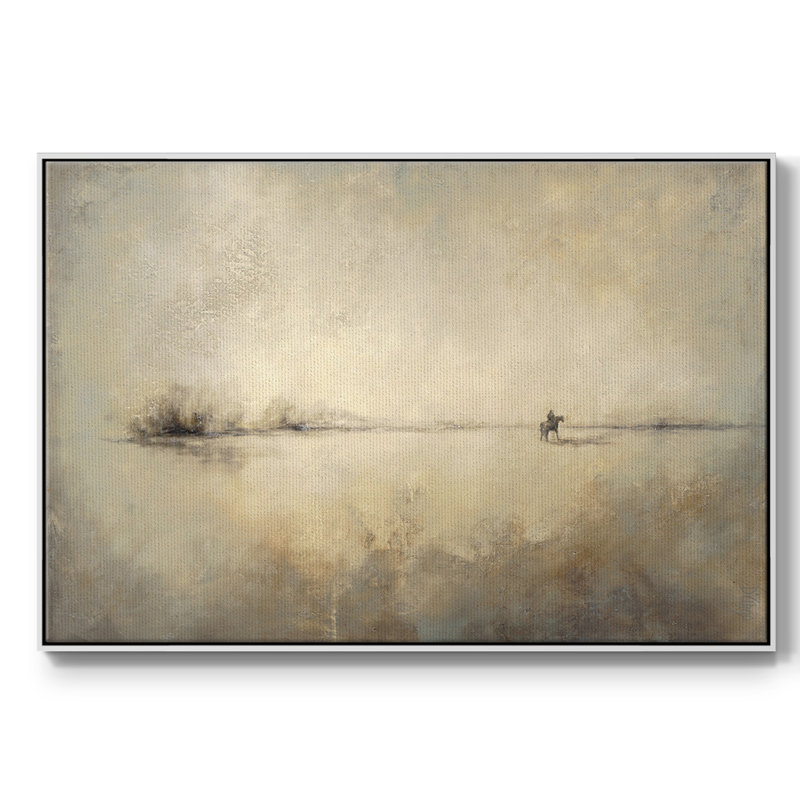 «Traveller», reproduction sur toile encadrée, H 17 po x l 25 po x P 2 po, Toile encadrée flottée blanche