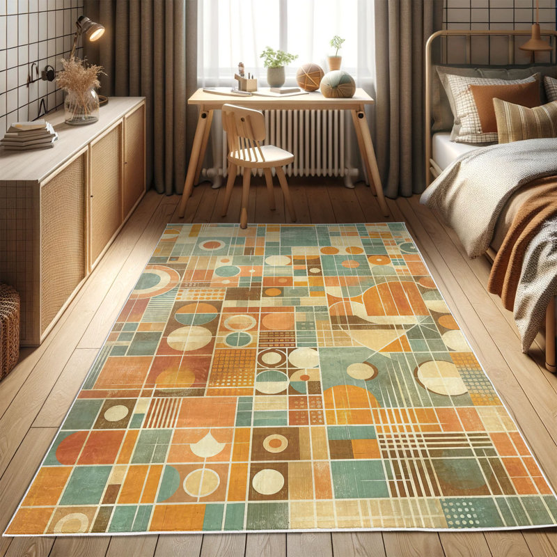 Machine Printed 152cm X 76cm Area Rug