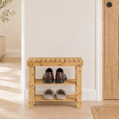 4 Pair Shoe Storage Bench