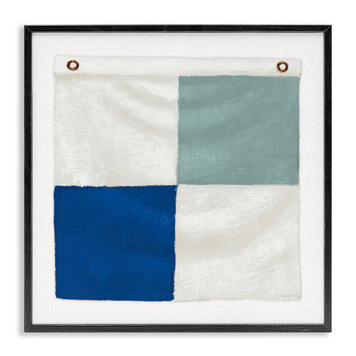 Drapeau à damier encadré, estampe numérique par James Wiens