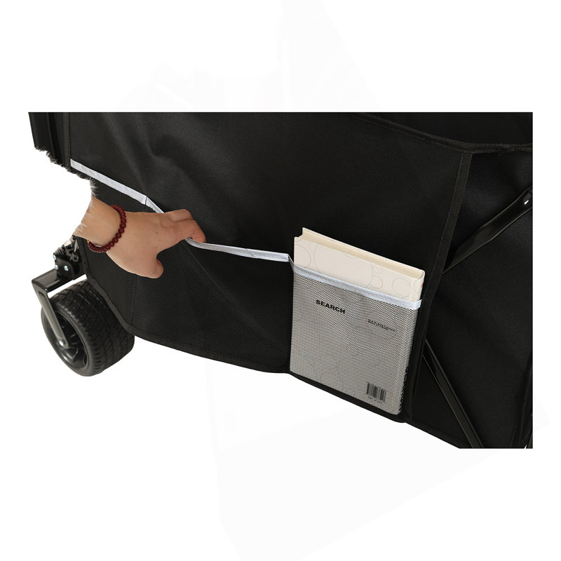 Chariot utilitaire pliable polyvalent et robuste avec des fonctionnalités avancées