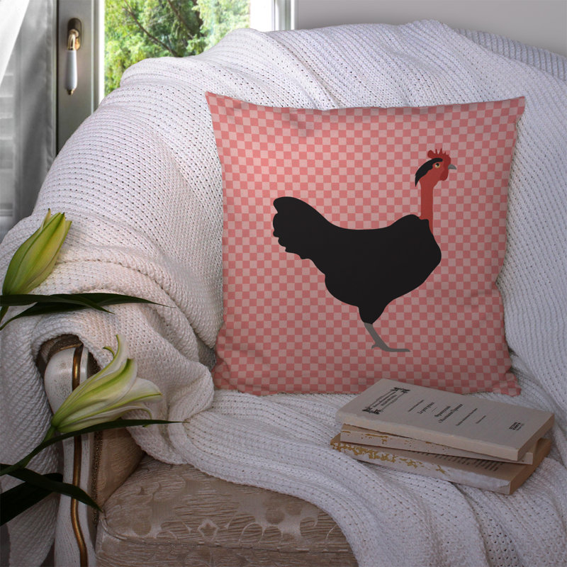 Coussin extérieur Eclectic, Rose, 14 po x 14 po
