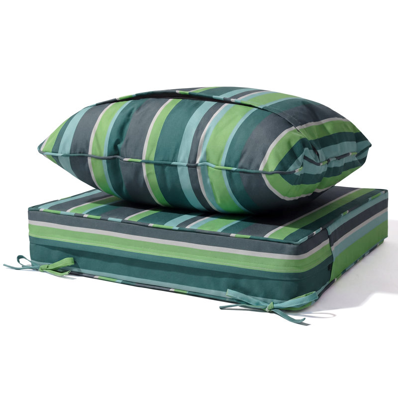 24" x 24" x 5" Waterproof Outdoor Deep Seat Cushion for Patio Furniture, Patio Furniture Replacement, Set of 4, 4